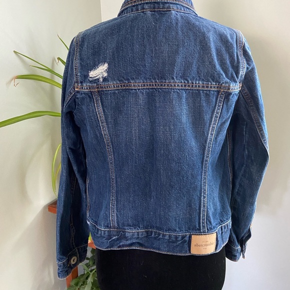 ABERCROMBIE KIDS Girl’s Denim Jacket Size 11/12 - Picture 2 of 5